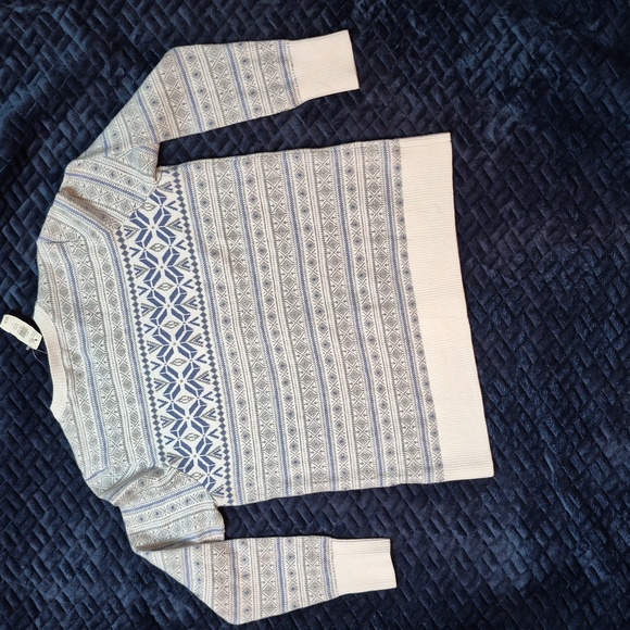 L.L. Bean Cotton & Cashmere Fair Isle Cardigan Size Small Petite, New With Tags! - Picture 13 of 16